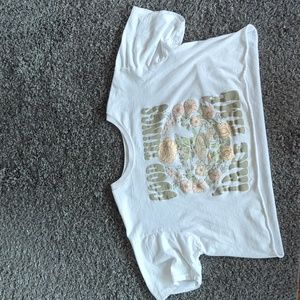 Mushroom Crop top shirt